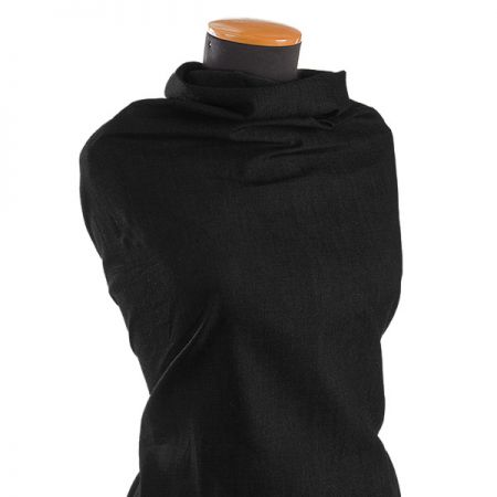 Pevná riflová látka bavlněná černé barvy