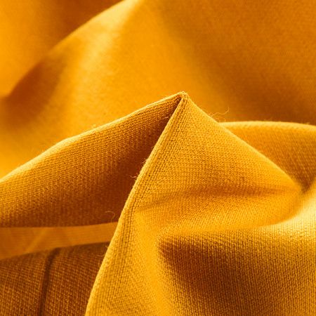 Bavlněná látka pružná imitace rifloviny okrová