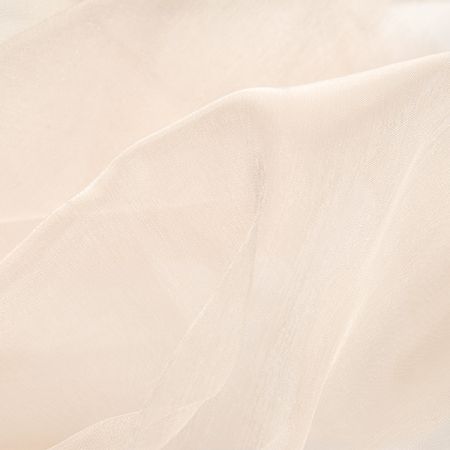 Organza jednobarevná pudrová sv.hnědá