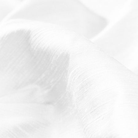 Šantung jednobarevný bílý