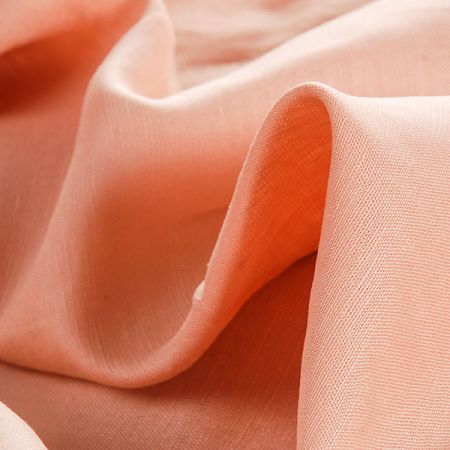 Len středně silný pastel lososovorůžový