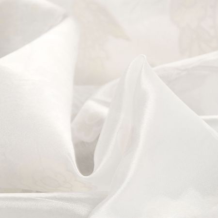 Žakárová látka paisley vzor s olůvkem smetanová