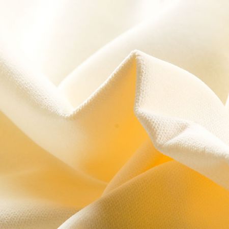 Samet bavlněný nepružný smetanový