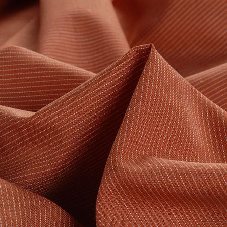 Bavlněné plátno jemné poružek bílohnědý