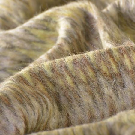 Efektní úplet s moherový vlasem zelený