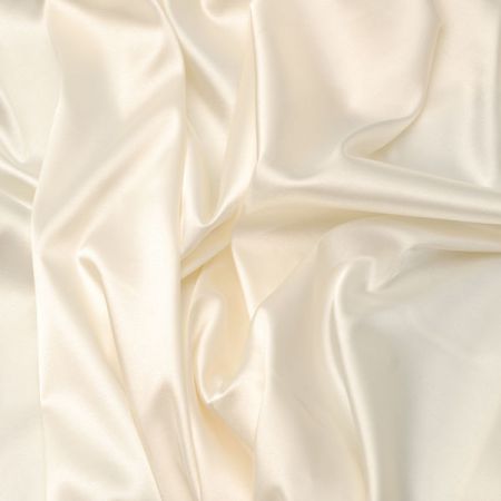 Satén pružný smetanový