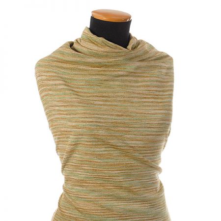 Látka Art Fabrics vlna směs melír zelená/khaki