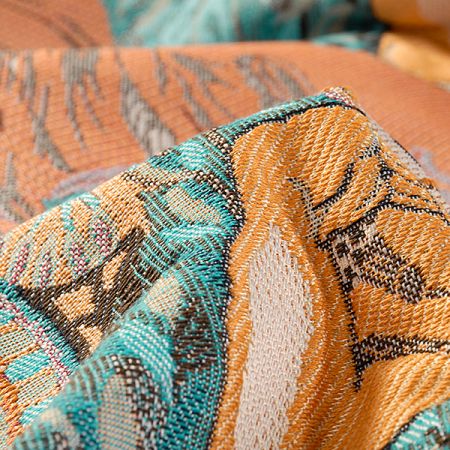 Dekorační tkanina secese Mucha