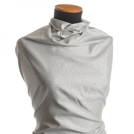 Lamé stříbrné Art Fabrics