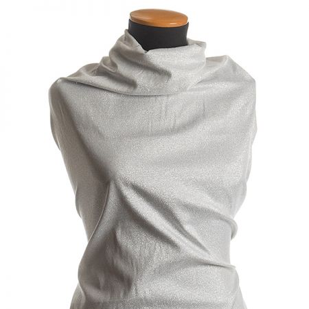 Lamé stříbrné Art Fabrics