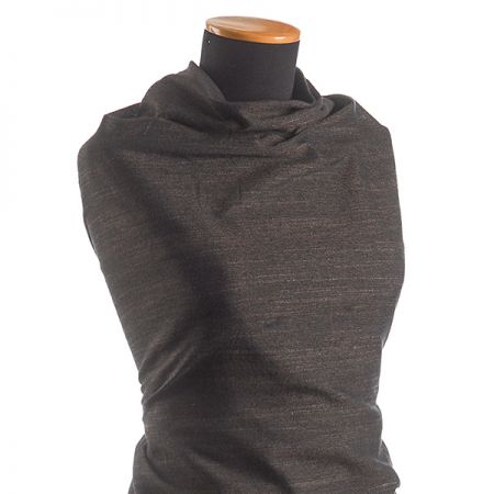 Len směs imitace buretu Art Fabrics hnědý