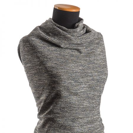 Kostýmovka imitace buretu Art Fabrics modrý melír