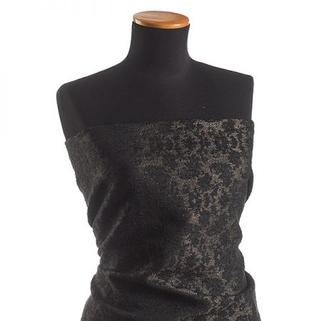 Replika historické látky Art Fabrics Rozálie zlatohnědá