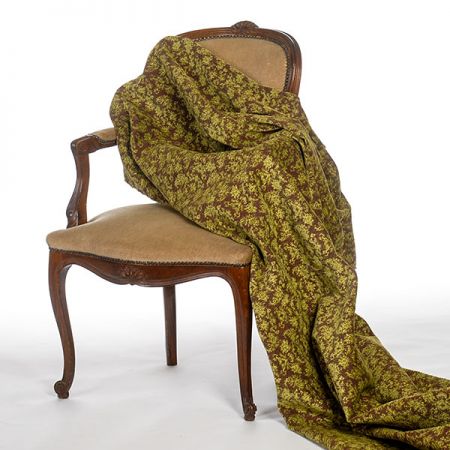 Replika historické látky Art Fabrics Rozálie tm. růžová