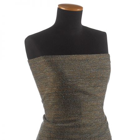 Kostýmová látka Art Fabrics zelená/sv. modrá