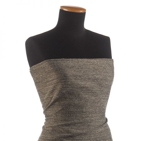 Kostýmová látka Art Fabrics šedohnědá