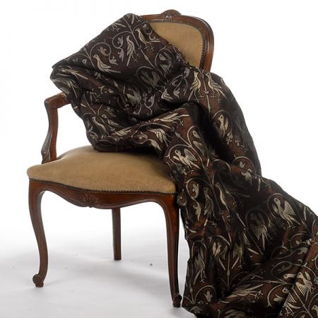 Replika historické tkaniny Arras béžová/hnědá