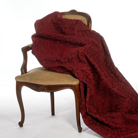 Replika historické látky Art Fabrics Rozálie vínová