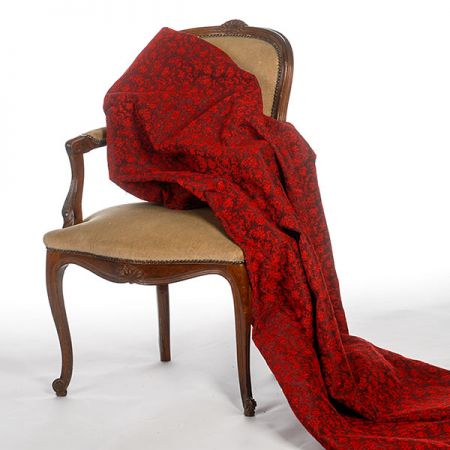 Replika historickej látky Art Fabrics Rozálie červená