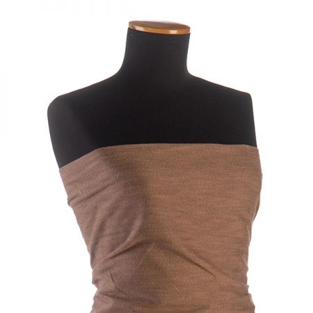 Kostýmová látka bavlna směs Art Fabrics hnědá