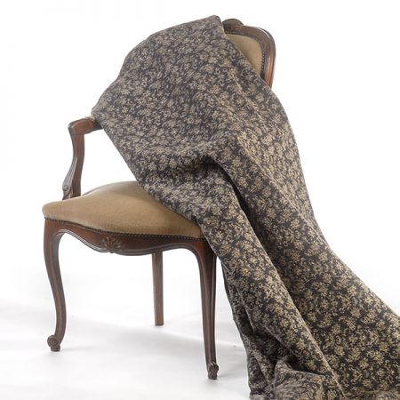 Replika historické látky Art Fabrics Rozálie smetanovošedá