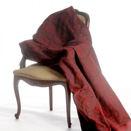 Replika historické látky Art Fabrics Figaro vínová