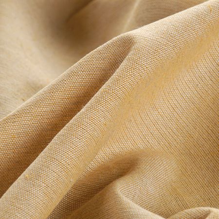 Len Art Fabrics bavlna směs okrová režná