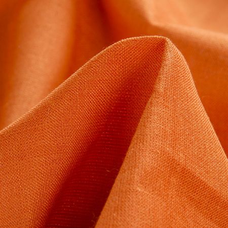 Len Art Fabrics len oranžový