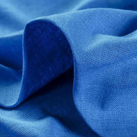 Len Art Fabrics len světlý sytě modrý