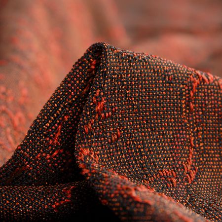 Kostýmová látka Art Fabrics girlandy měděná