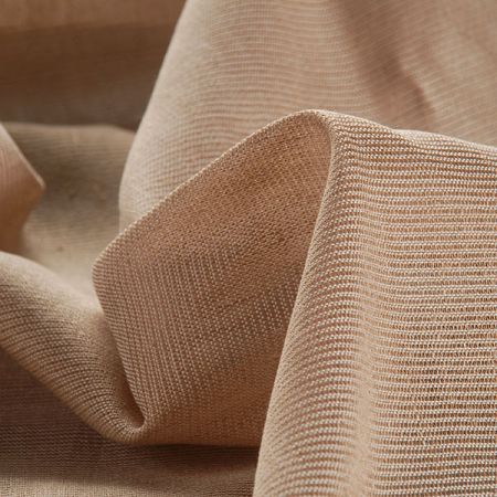 Len organtýn Art Fabrics oříškově hnědý