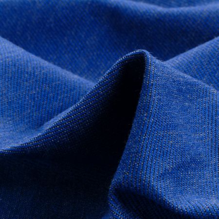 Kostýmová látka Art Fabrics tm.modrá/šedá