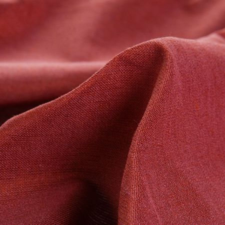 Len Art Fabrics šanžán tm. vínově červený