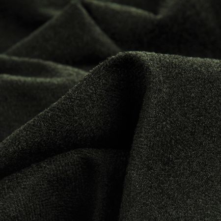 Kostýmová látka Art Fabrics rybí kost tm.zelená