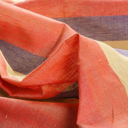 Len Art Fabrics barevné proužky