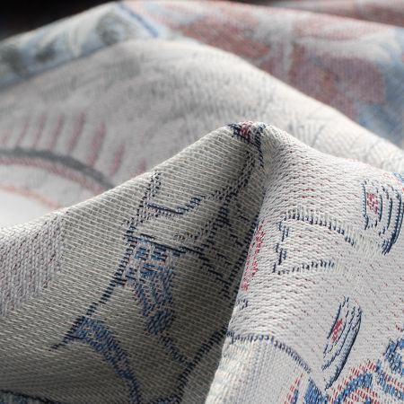 Dekorační tkanina Art Fabrics secese Mucha modrofialová
