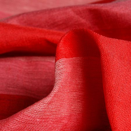 Len Art Fabrics širší pruhy pastel růžová, červená