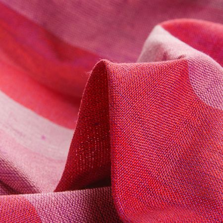 Len Art Fabrics širší pruhy růžová,fialová