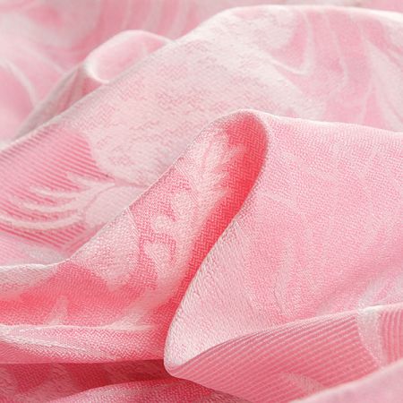 Žakárová tkanina Art Fabrics Karin květy růžové