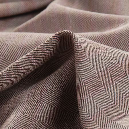 Kostýmová látka Ar Fabrics rybí kost růžový melír