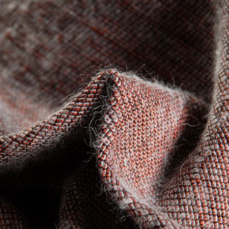 Kostýmová látka viskoza směs Art Fabrics oranžovošedá