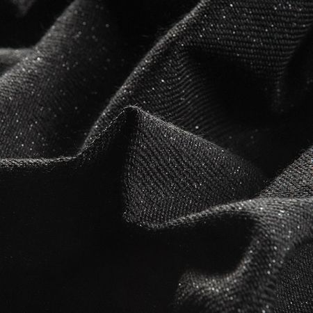 Kostýmovka Art Fabrics lamé černostříbrná