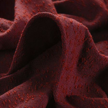 Kostýmová látka Art Fabrics nopky červenofialová