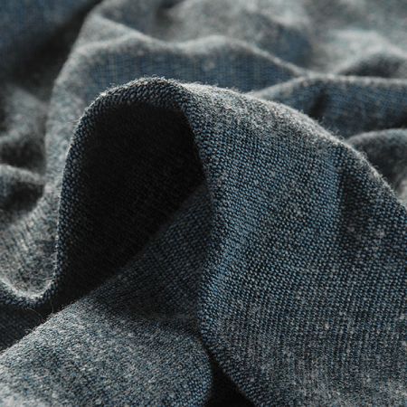 Kostýmová látka Art Fabrics mohér modročerná