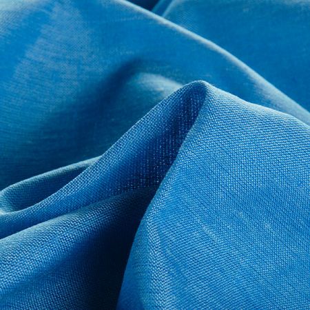 Len Art Fabrics tyrkysově modrý