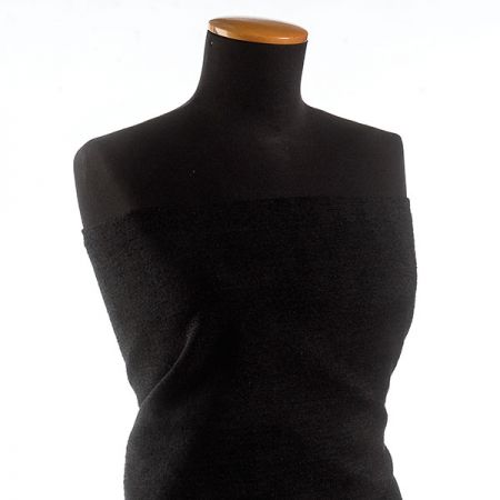 Kostýmová látka Art Fabrics rybí kost černá