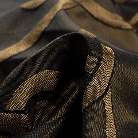 Dekorační látka Art Fabrics Meando zlatá