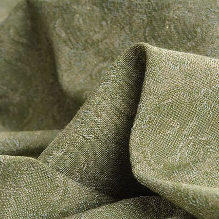Žakárová tkanina Art Fabrics Medailon zelenozlatá