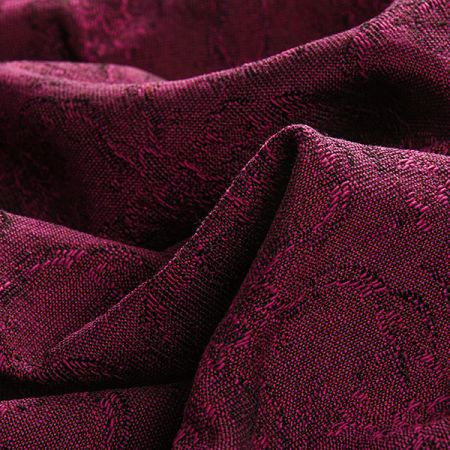 Žakárová tkanina Art Fabrics Girlandy fialovovínová