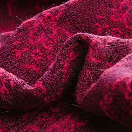 Žakárová tkanina Art Fabrics Girlandy cyklámen